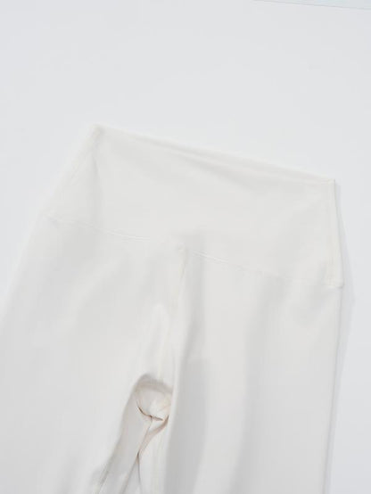 【Golden Zipper】【Gardenia Fragrance】Soft Brushed Women'S Sporty Tracksuit Set , Golden Zipper Jacket with Pockets & Yoga Pants, Thumbholes Design, Casual Wear for Women,#Fyp#Leggings